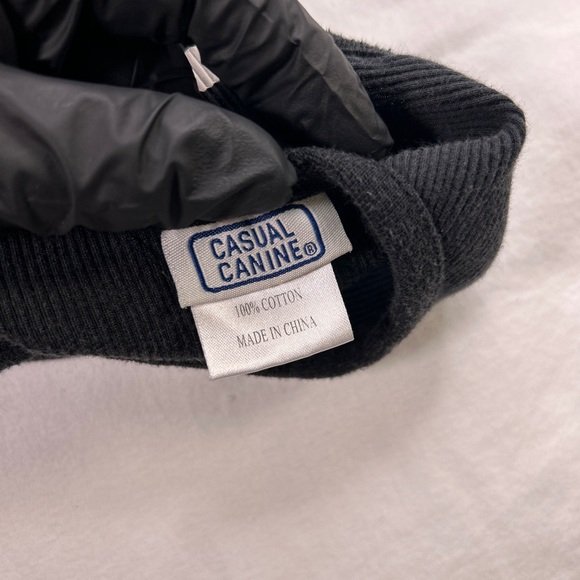 Dog Tank Top Shirt “I Love LA” w/ Red Paw Print Black Size Medium Ribbed Cotton - Picture 11 of 15